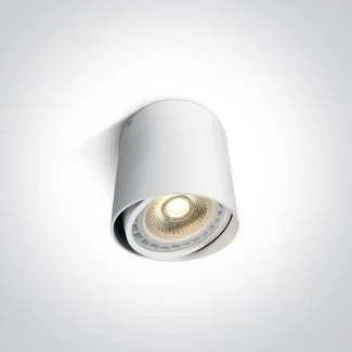 ONE LIGHT 12142/W Mykonos biała regulowana oprawa sufitowa z oprawką GU10 R111 75W