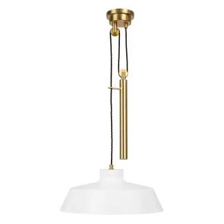 ELSTEAD Candor FE-CANDOR-P 1 Light Pendant - Matte White