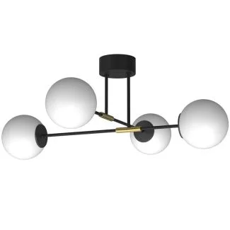 LUMINEX 4273 plafon Glame black/gold 4xE27