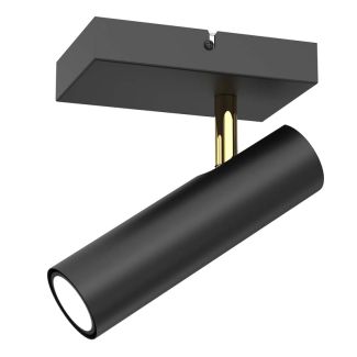 LUMINEX 4317 spot Axion black/gold 1xGU10