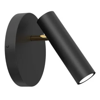 LUMINEX 4320 kinkiet Axion black/gold 1xGU10