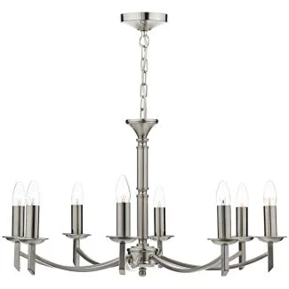 DAR AMB0846 AMBASSADOR 8LT DUAL MOUNT PENDANT SAT CHR