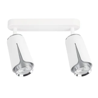 MILAGRO ML0273 FLOWER WHITE CHROME SPOT 2xGU10