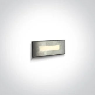 ONE LIGHT 68072A/W Letrina wpust ścienny ze stali nierdzewnej LED 3000K 5W IP65