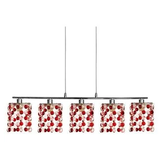 CANDELLUX 35-59300 CLASSIC ZWIS 5X40W G9 CZERWONY