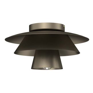 LUMINEX 4498 plafon Plato titanium 1xE27
