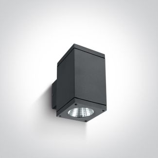 ONE LIGHT 67138A/AN/W Drymaia zewnętrzny kinkiet antracyt 3000K 2x6W IP54