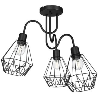 LUMINEX 309 oprawa sufitowa Bergen żyrandol czarny