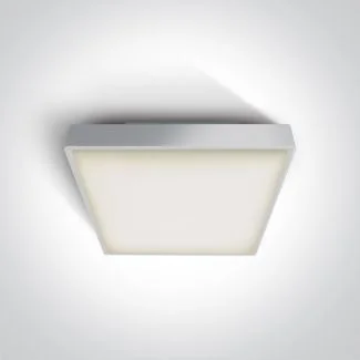 ONE LIGHT 67282EA/W Warkiza biały plafon 2xE27, korpus ABS i klosz PC IP65