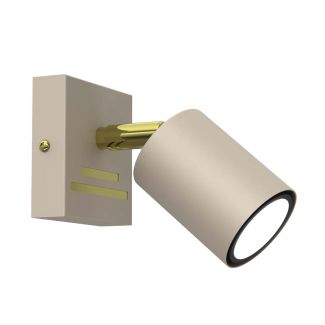 LUMINEX 4595 spot Striper beige/gold 1xGU10