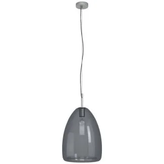 EGLO 98614 LAMPA ALOBRASE OPRAWA WISZĄCA HL/1 E27 Ø300 CHROM/SW-TRANSP.ALOBRASE