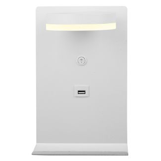 CANDELLUX 21-76052 COMPACT LAMPA KINKIET 4W LED BIAŁY + ŁADOWARKA USB