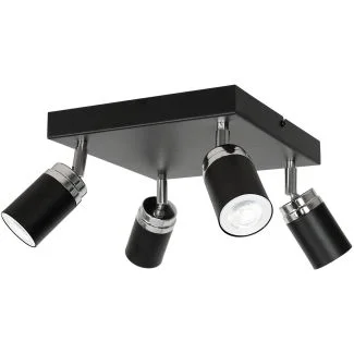 LUMINEX 5148 spot Reno black/chrome 4