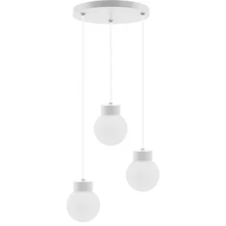 HELLUX 8570509 Barrel-Orb Kula 3pł (plafon) biały