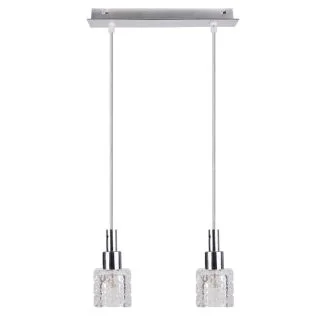 CANDELLUX 32-05922 RUBIK ZWIS 2X40 G9 CHROM+KRYSZTAŁ