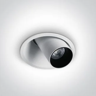 ONE LIGHT 11107C/W/W Karistos biały wpustCOB LED 3000K 7W