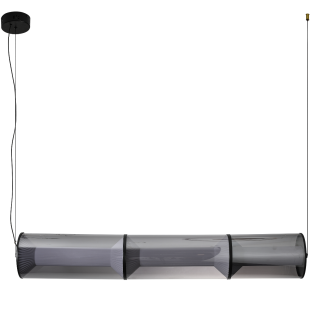 LIGHT PRESTIGE LP-2137/3L SM Lampa wisząca Aeris 3 linia dymna LED CCT