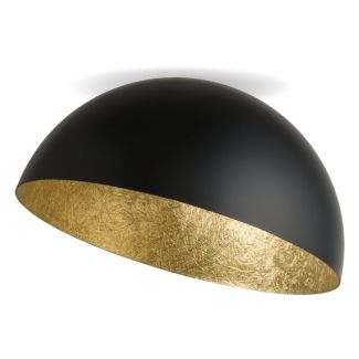 SIGMA 32472 Sfera 70 plafon czarny/złoty