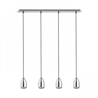 RENDL R12083 BABADES IV wisząca chrom 230V GU10 4x50W