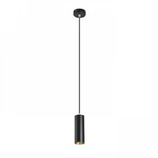 RENDL R12992 MAVRO wisząca czarna/złota 230V LED 12W 38° 3000K