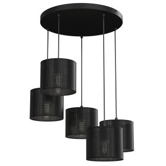LUMINEX 5241 oprawa sufitowa Loft shade żyrandol czarny