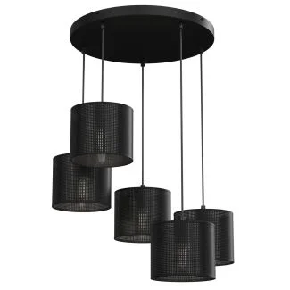 LUMINEX 5241 oprawa sufitowa Loft shade żyrandol czarny