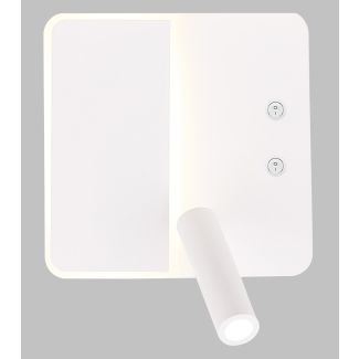 CANDELLUX 22-75994 ALMA LAMPA KINKIET 6W+3W LED BIAŁY