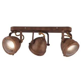 CANDELLUX 93-71088 FRODO LAMPA SUFITOWA LISTWA 3X40W GU10 RDZAWY