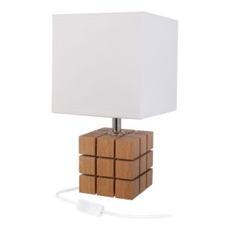HELLUX 4113403 Lampa stołowa Rubi natural