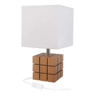 HELLUX 4113403 Lampa stołowa Rubi natural