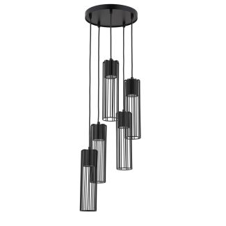SIGMA 33459 FOBIA 5 lampa wisząca koło czarny