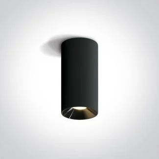 ONE LIGHT 12115D/B/W Stilida czarny cylinder COB LED 3000K 15W