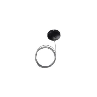 AZZARDO AZ4780 CEILING PLATE BK + WIRE TECHNICAL COMPONENT BLACK
