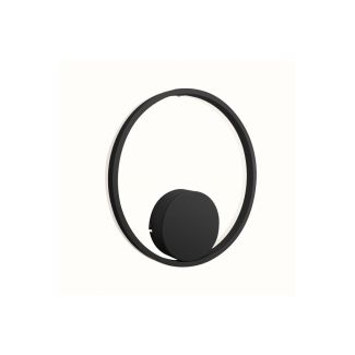 AZZARDO AZ4705 HALO 40 WALL BK DECORATIVE WALL BLACK