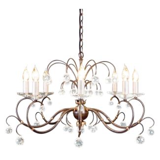 ELSTEAD LUNETTA LUN8 BRONZE 8Lt Chandelier