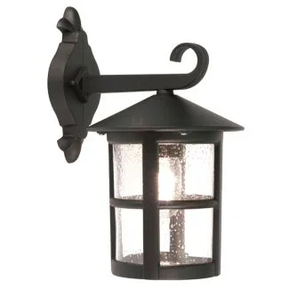 ELSTEAD HEREFORD BL21/G BLACK Wall Lantern