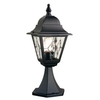 ELSTEAD NORFOLK NR3 BLK Pedestal Lantern