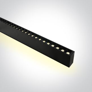 ONE LIGHT 38150BU/B/W Mesaria czarna oprawa do montażu podwieszanego UGR17 3000K 40W z 48 punktami LED