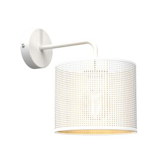 LUMINEX 5259 oprawa ścienna Loft shade kinkiet biały złoty