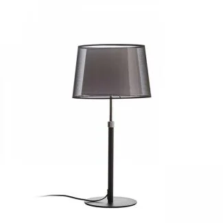 RENDL R12484 ESPLANADE stołowa czarna/biała chrom 230V E27 42W