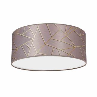 MILAGRO MLP7585 LAMPA SUFITOWA ZIGGY PINK GOLD/PINK 2XE27