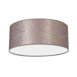 MILAGRO MLP7585 LAMPA SUFITOWA ZIGGY PINK GOLD/PINK 2XE27