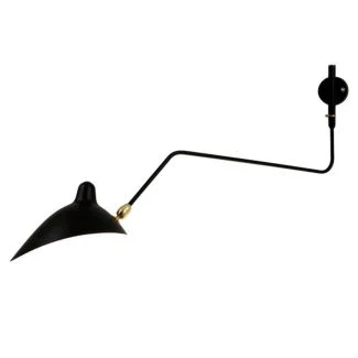 Step into Design W8701 Lampa ścienna CRANE-1W czarna 99 cm