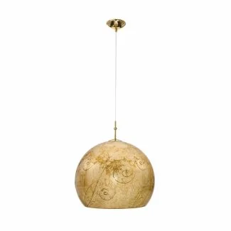 KOLARZ 0392.31L.3.ME.AU LUNA lampa wisząca złoto 24K