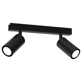 MILAGRO MLP8795 Lampa sufitowa HUDSON BLACK 2xGU10