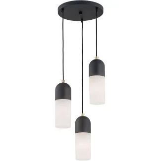 ARGON BURGOS 1467 lampa wisząca 3 pł. okrągła podsufitka