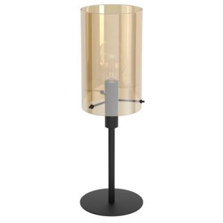 EGLO 39541 LAMPA POLVERARA OPRAWA STOŁOWA TL/1 E27 SCHWARZ/AMBER POLVERARA