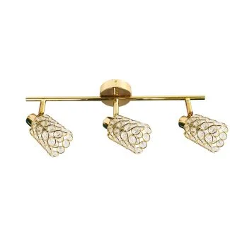 CANDELLUX 93-70111 YORK LAMPA SUFITOWA LISTWA 3X40W G9 MOSIĄDZ (BŻ)