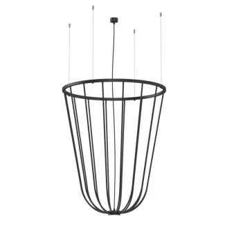 ANTIGO Lampa wisząca no. moon A Z - Czarna (600 mm) 5145