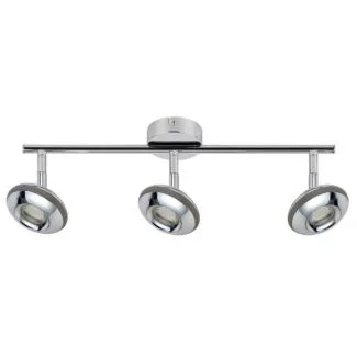 CANDELLUX 93-67623 SKIPPER LISTWA 3X6W LED COB GŁÓWKA OKRĄGŁA 1E Z PRZEGUBEM KD SYSTEM CHROM